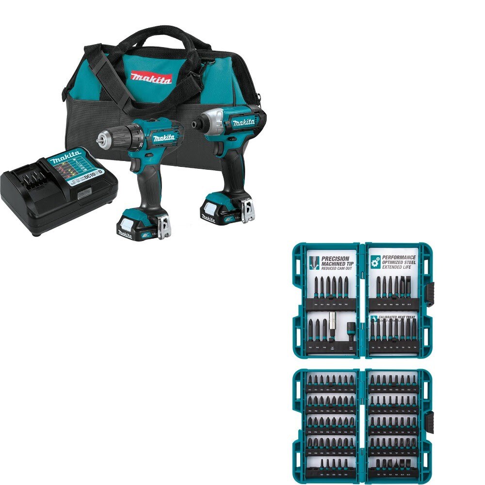 Makita CT232 12V Combo Kit W/ FREE E-00038 100pc Bit Set