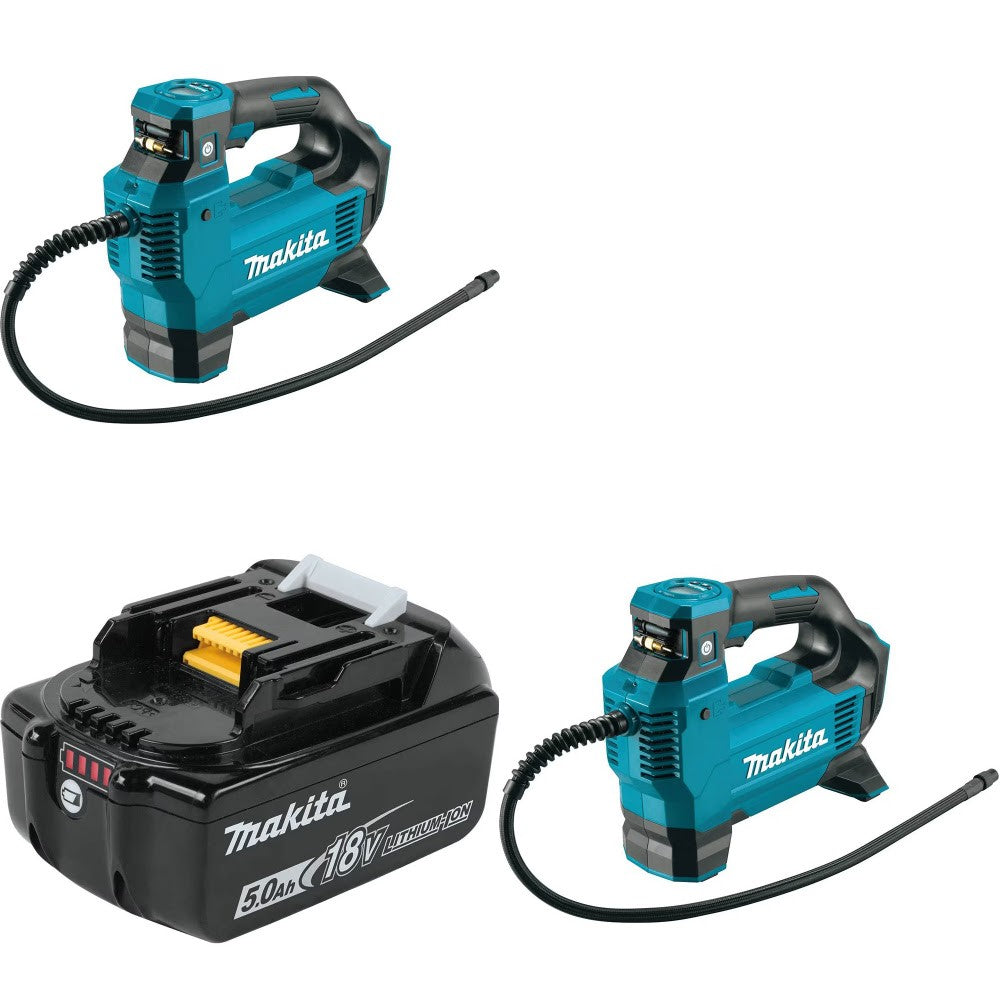 Makita DMP181ZX Inflator, 2 Pack Kit W/ FREE BL1850B 5.0Ah Battery