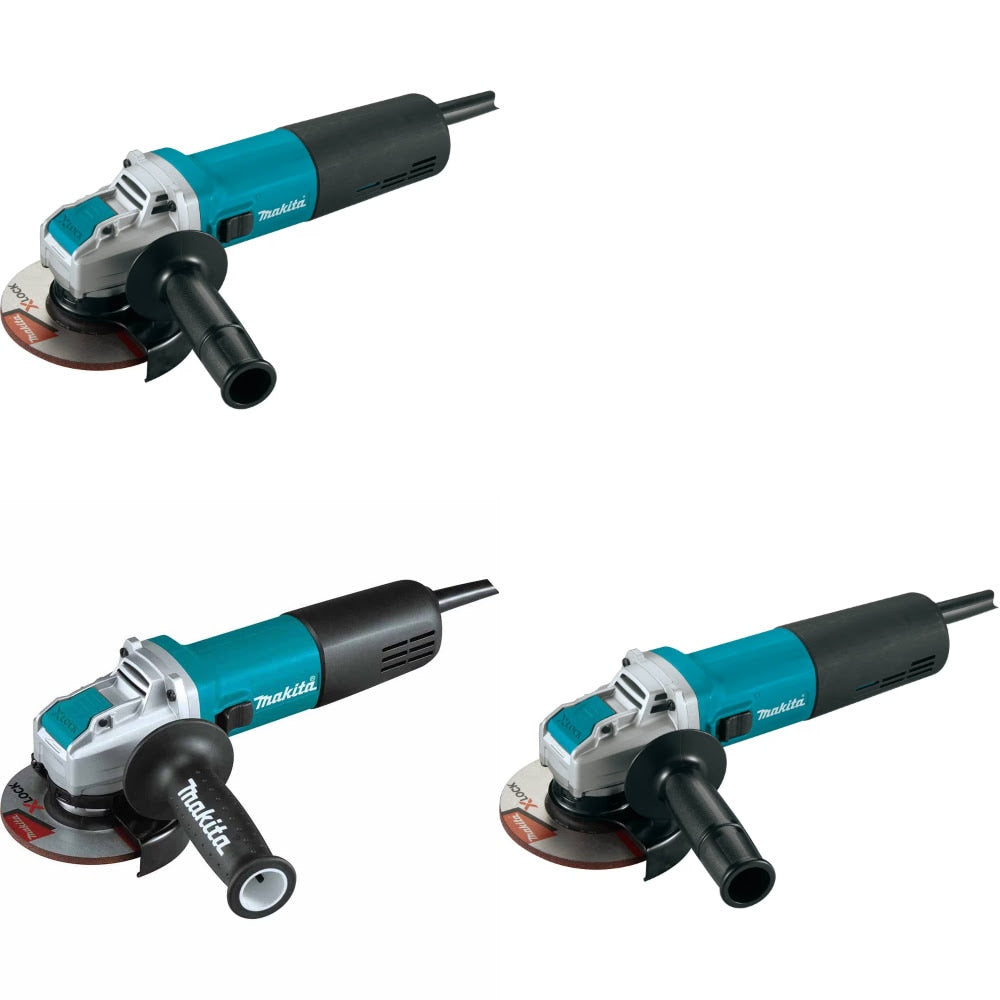 Makita GA5080 Angle Grinder, 2 Pack Kit W/ FREE GA4570 Angle Grinder