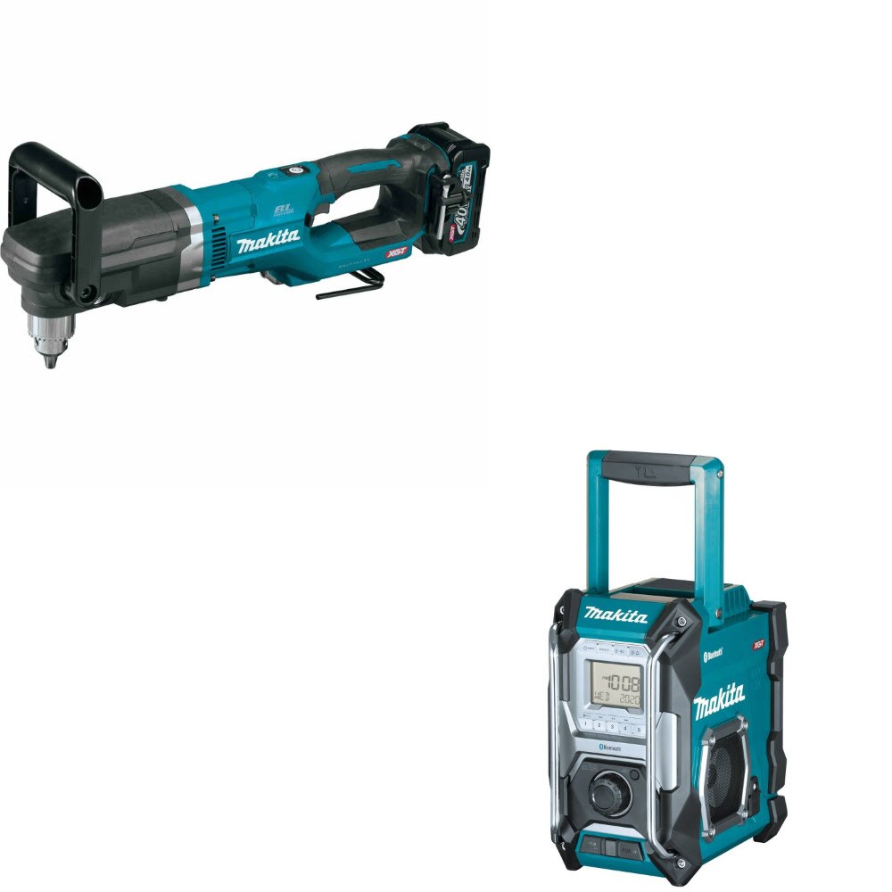 Makita GAD01M1 Right Angle Drill Kit W/ FREE GRM02 Jobsite Radio