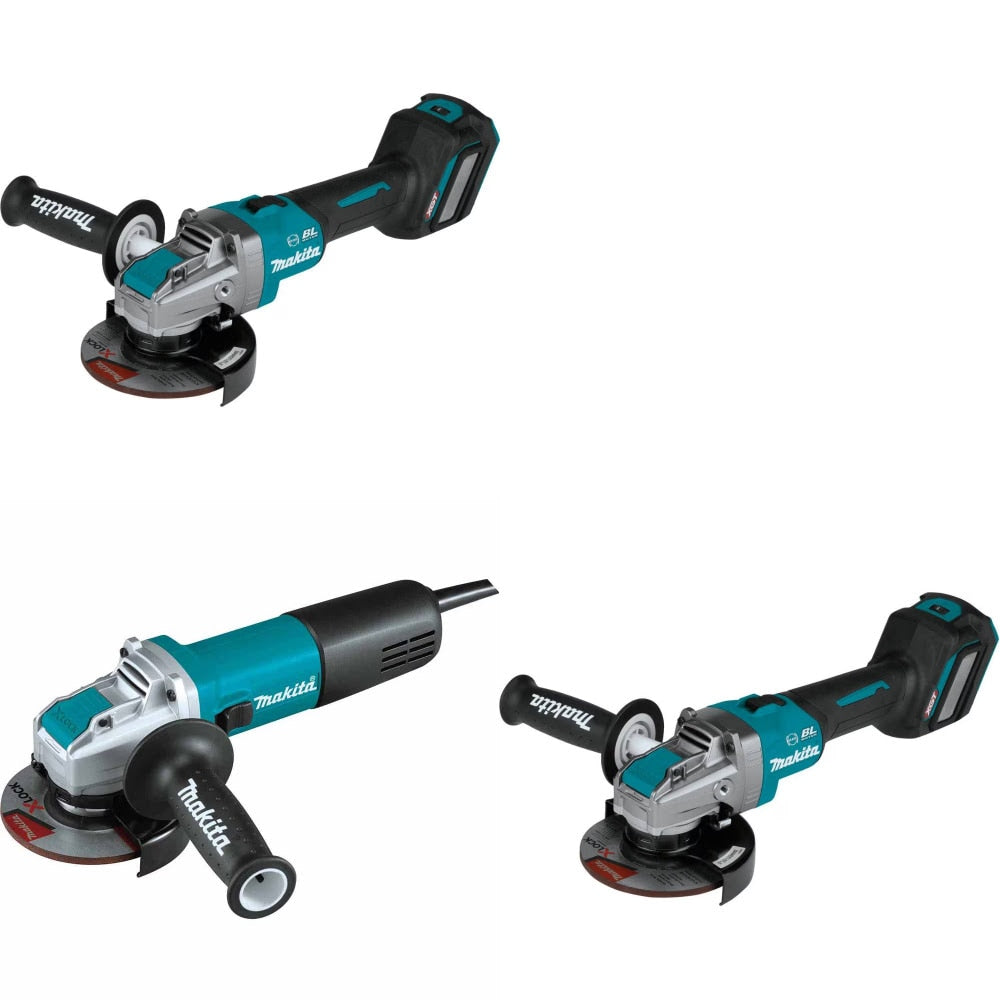 Makita GAG11Z Angle Grinder, 2 Pack Kit W/ FREE GA4570 Angle Grinder