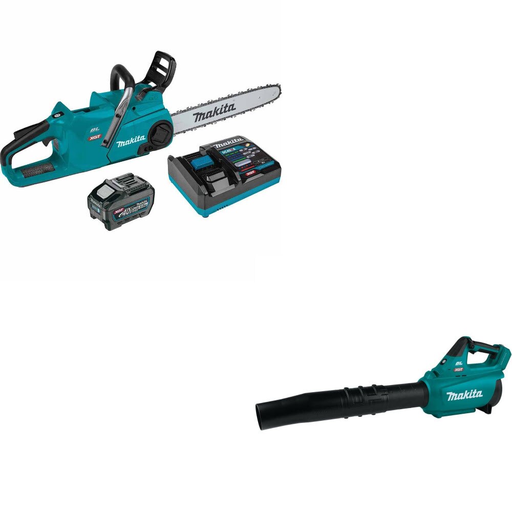 Makita GCU06T1 40V 18" Chain Saw Kit W/ FREE GBU01Z Blower