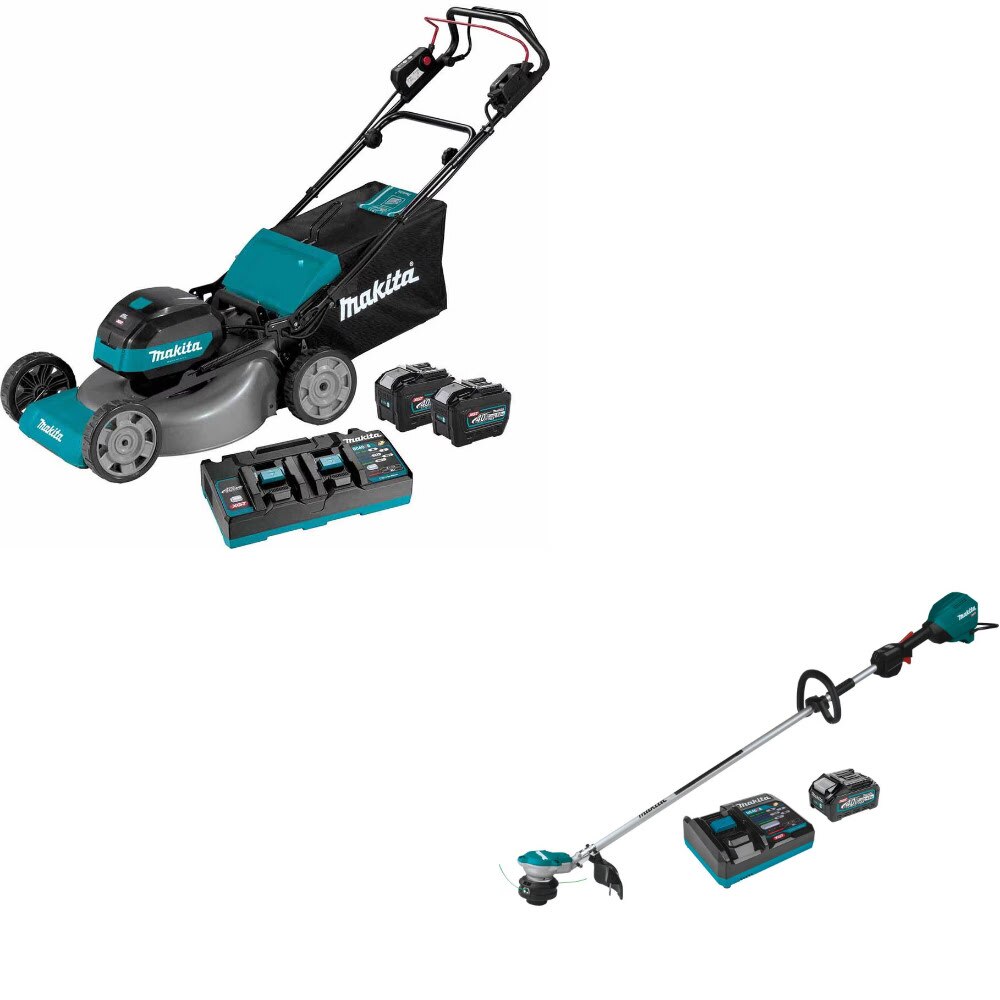 Makita GML01PL Lawn Mower Kit W/ FREE GRU01M1 String Trimmer