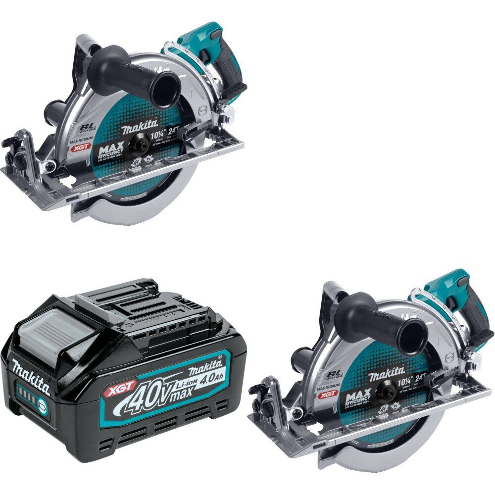 Makita GSR02Z Circular Saw, 2 Pack Kit W/ FREE BL4040 Battery