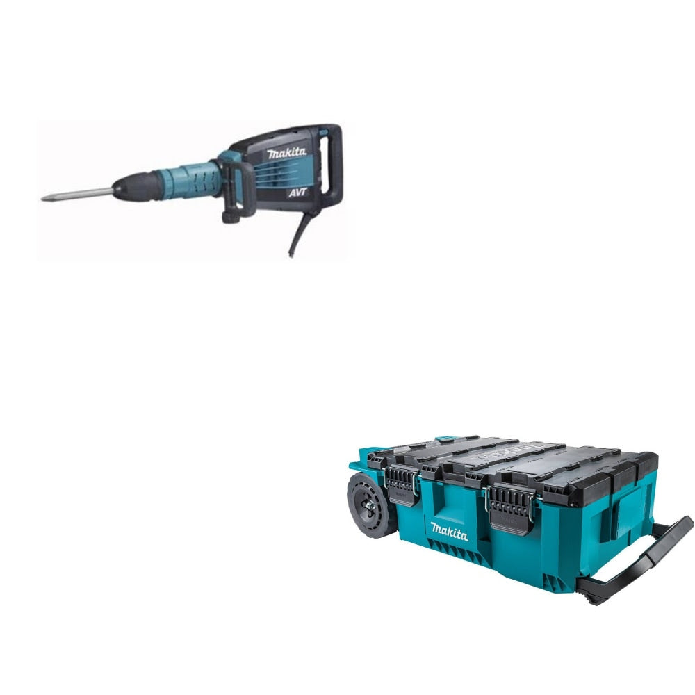 Makita HM1214C Demolition Hammer Kit W/ FREE MAKTRAK Rolling Tool Chest