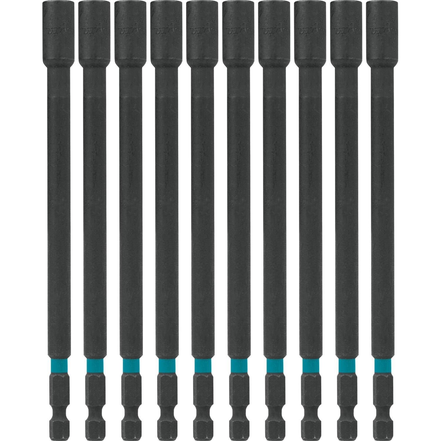 Makita A-99459 ImpactX 1/4" x 6" Magnetic Nut Driver, 10/pk, Bulk