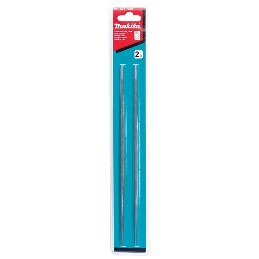 Makita D-75708 4.5 mm Round Saw Chain Files, 2/pk - 2