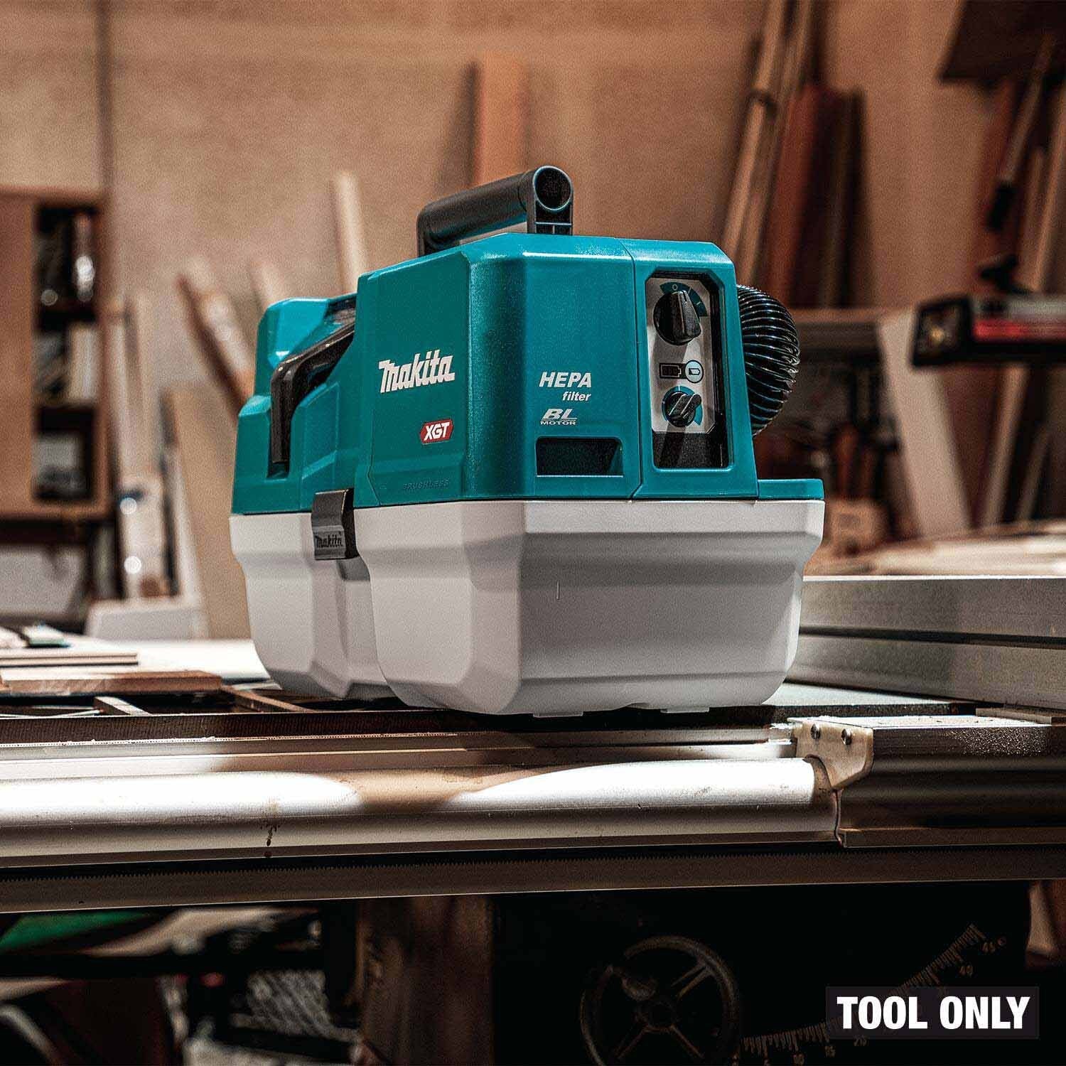 Makita GCV14Z 40V max XGT Brushless Cordless 2 Gallon HEPA Wet/Dry Dust Extractor/Vacuum, Tool Only - 19