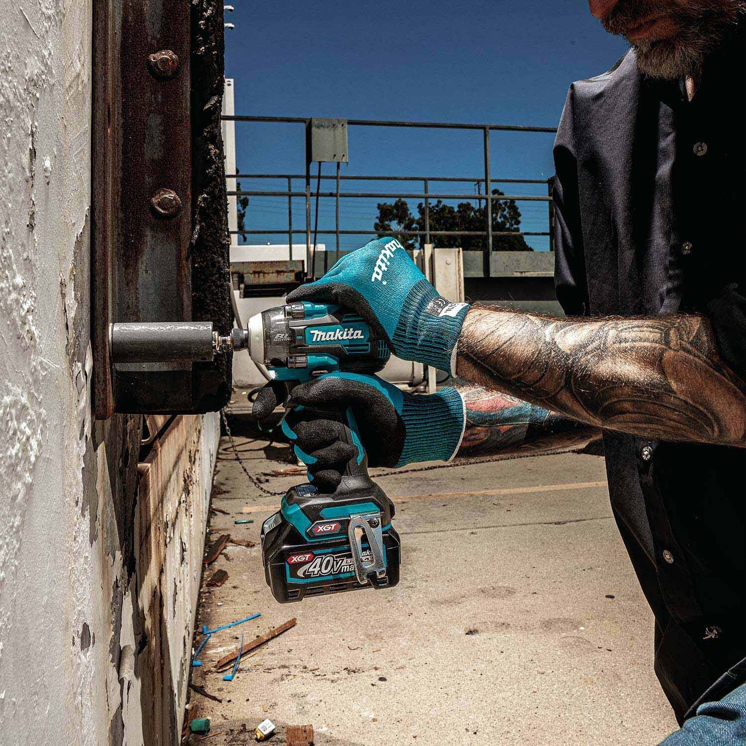 Makita GDT04D 40V max XGT Brushless High Torque 4-Speed Impact Driver Kit (2.5Ah Batteries) - 17