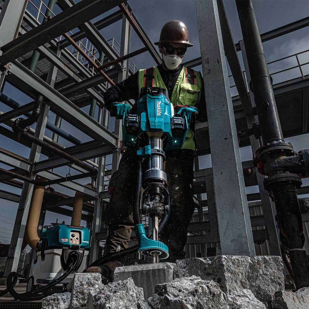 Makita GMH04PL4X 80V max XGT Brushless 70 lb. 1-1/8" Hex AVT Breaker Hammer Kit w/ 4 Batt (8.0Ah) - 22