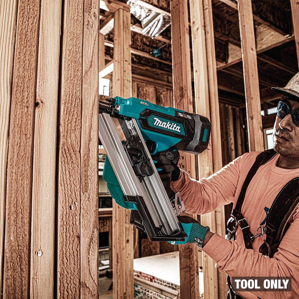 Makita GNB01Z 40V Max XGT Brushless Cordless 30 Degree Clipped Head 3-1/2" Framing Nailer Tool Only - 13