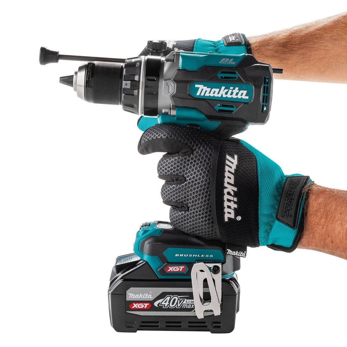Makita GPH03SU1 40V max XGT Brushless Cordless 3-Speed 1/2" Hammer Driver-Drill Kit (4.0Ah Battery) - 6