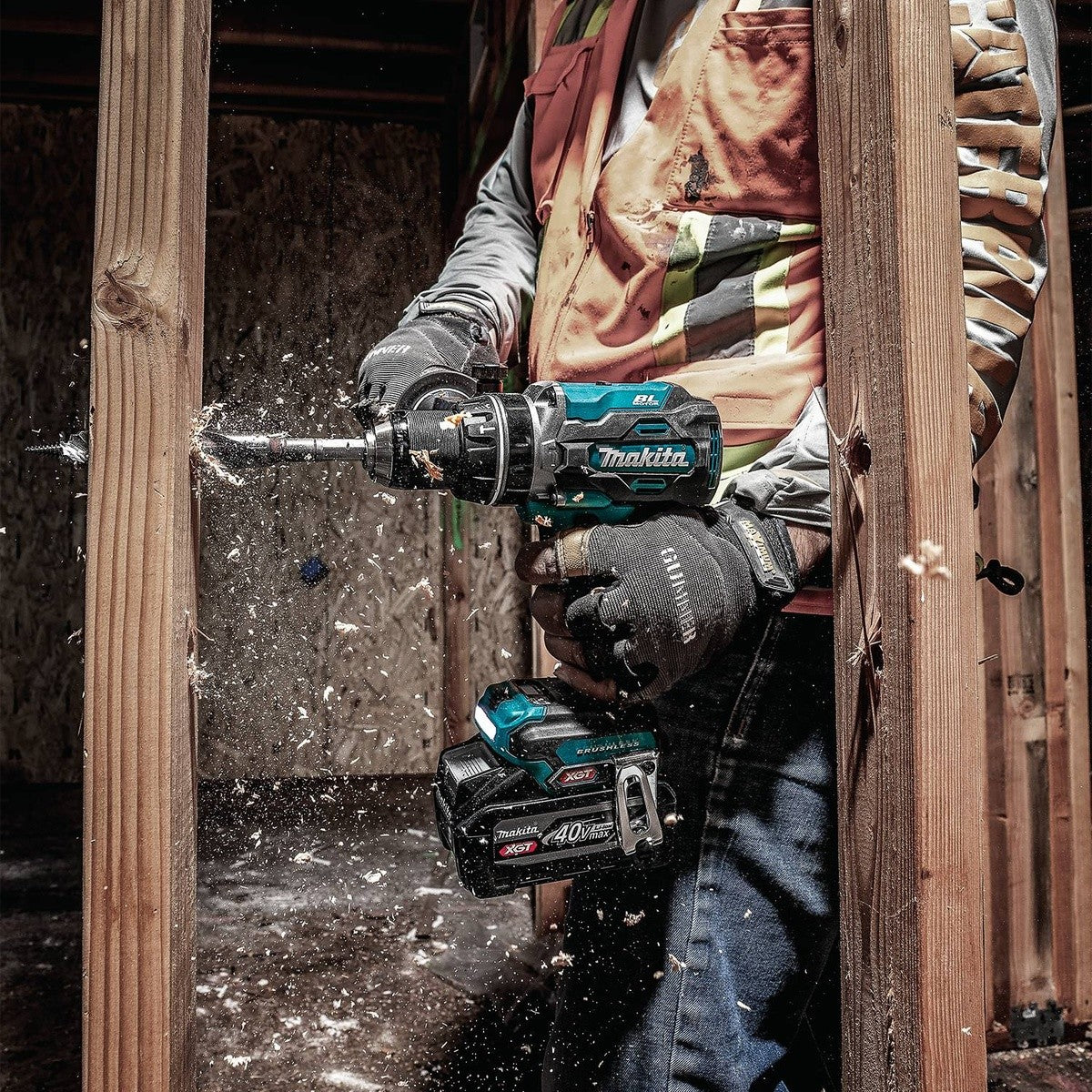 Makita GPH03SU1 40V max XGT Brushless Cordless 3-Speed 1/2" Hammer Driver-Drill Kit (4.0Ah Battery) - 16