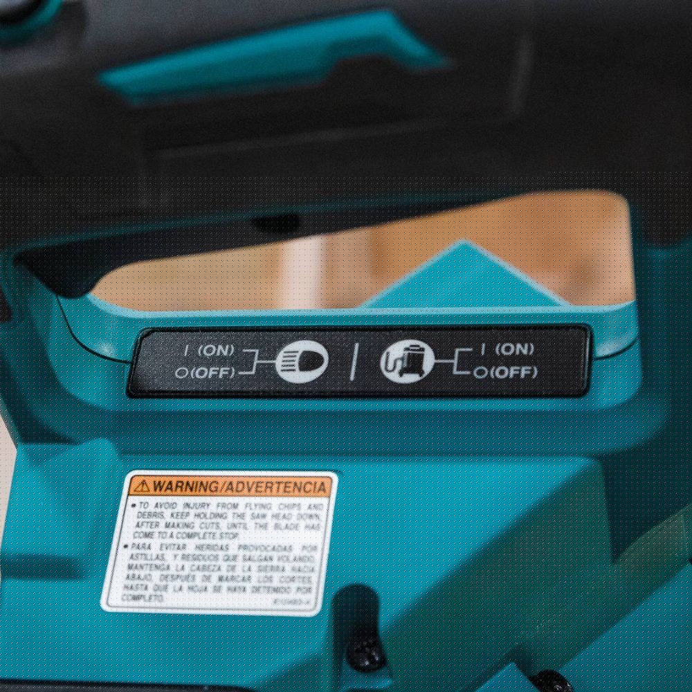 Makita GSL03M1 40V max XGT 10" Compound Miter Saw Kit - 7
