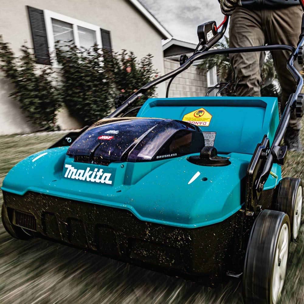 Makita GVU01SM 40V max XGT Brushless Cordless 15 in Dethatcher Scarifier Kit (2 4.0Ah Batteries) - 12