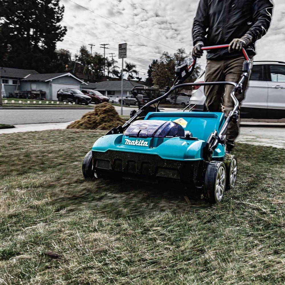 Makita GVU01SM 40V max XGT Brushless Cordless 15 in Dethatcher Scarifier Kit (2 4.0Ah Batteries) - 13