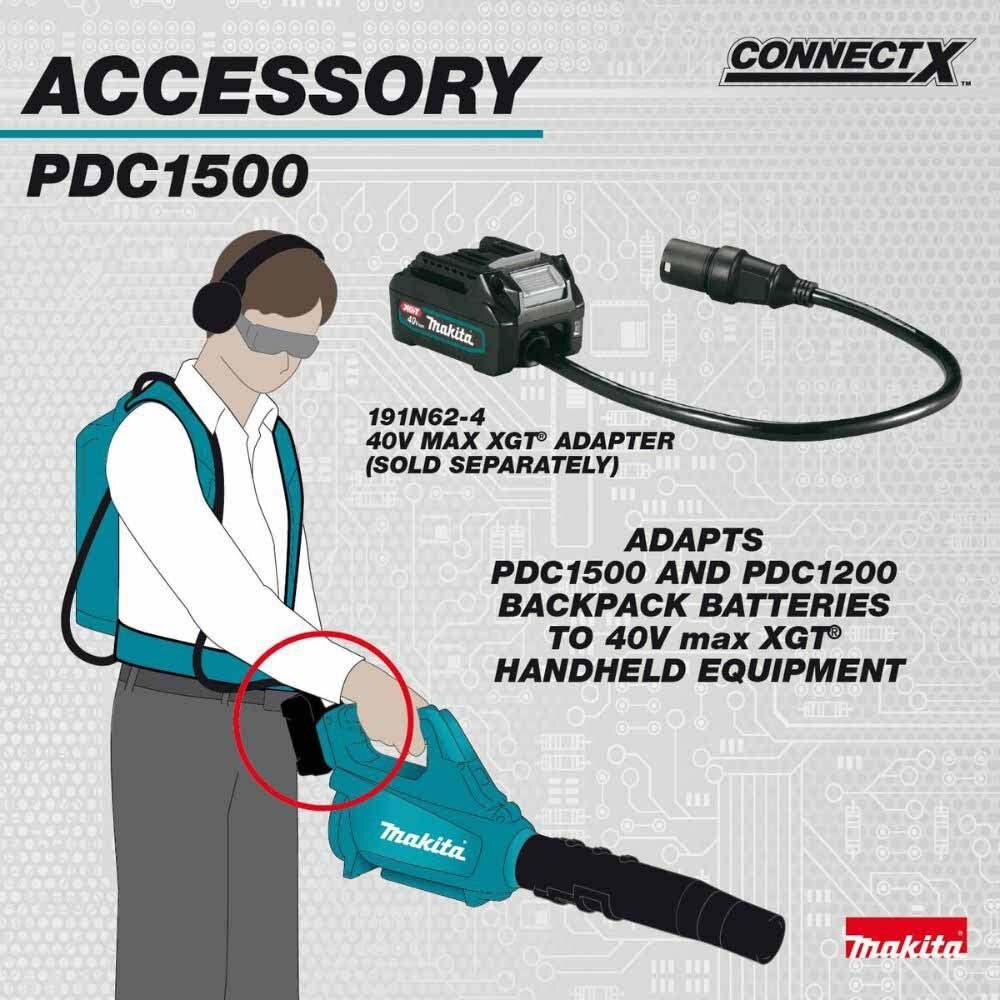 Makita PDC1500 40V max ConnectX 1,500Wh Portable Power Supply(Battery Only) - 9