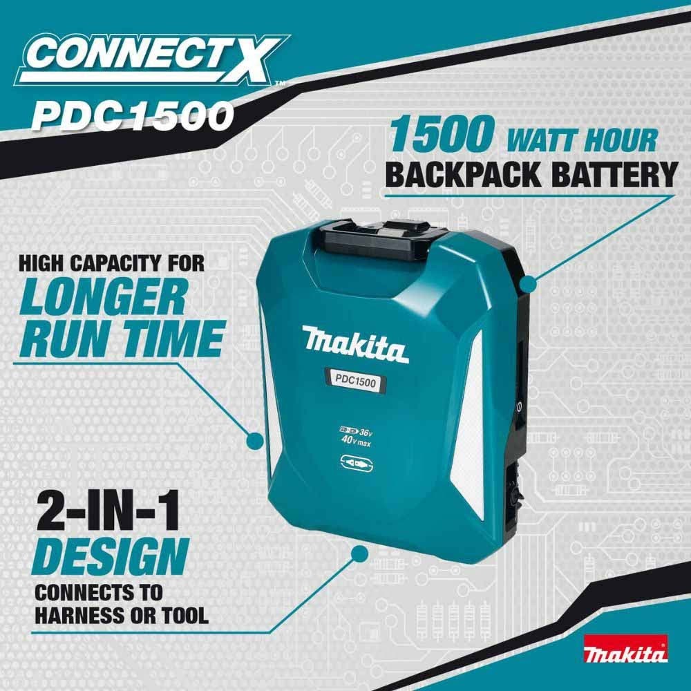Makita PDC1500 40V max ConnectX 1,500Wh Portable Power Supply(Battery Only) - 13