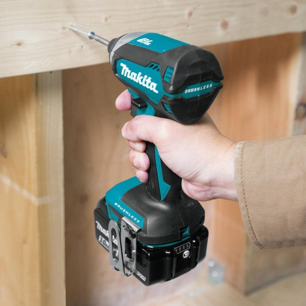 Makita XDT131X2 18V LXT Lithium-Ion Brushless Cordless 2 Pc. Combo Kit, XDT13Z, DML186W, bag (3.0Ah) - 10