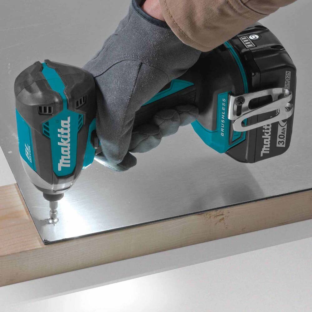 Makita XDT131X2 18V LXT Lithium-Ion Brushless Cordless 2 Pc. Combo Kit, XDT13Z, DML186W, bag (3.0Ah) - 13