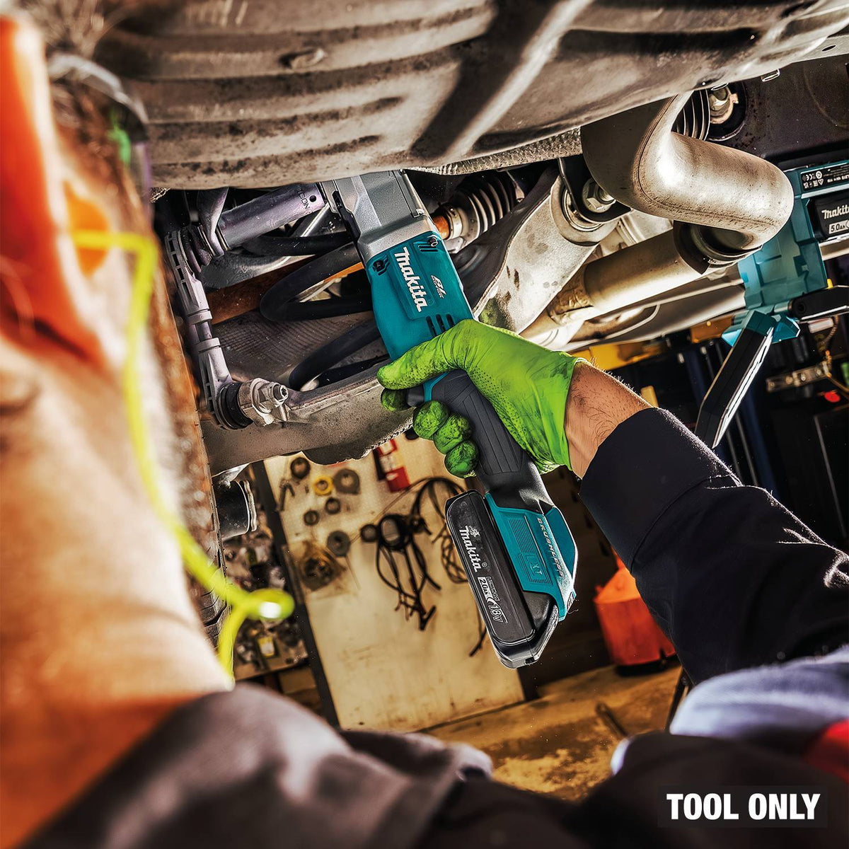 Makita XLT04Z 18V LXT Brushless Cordless High Torque 1/2" Square Drive Angle Impact Wrench with Friction Ring (Tool Only) - 7
