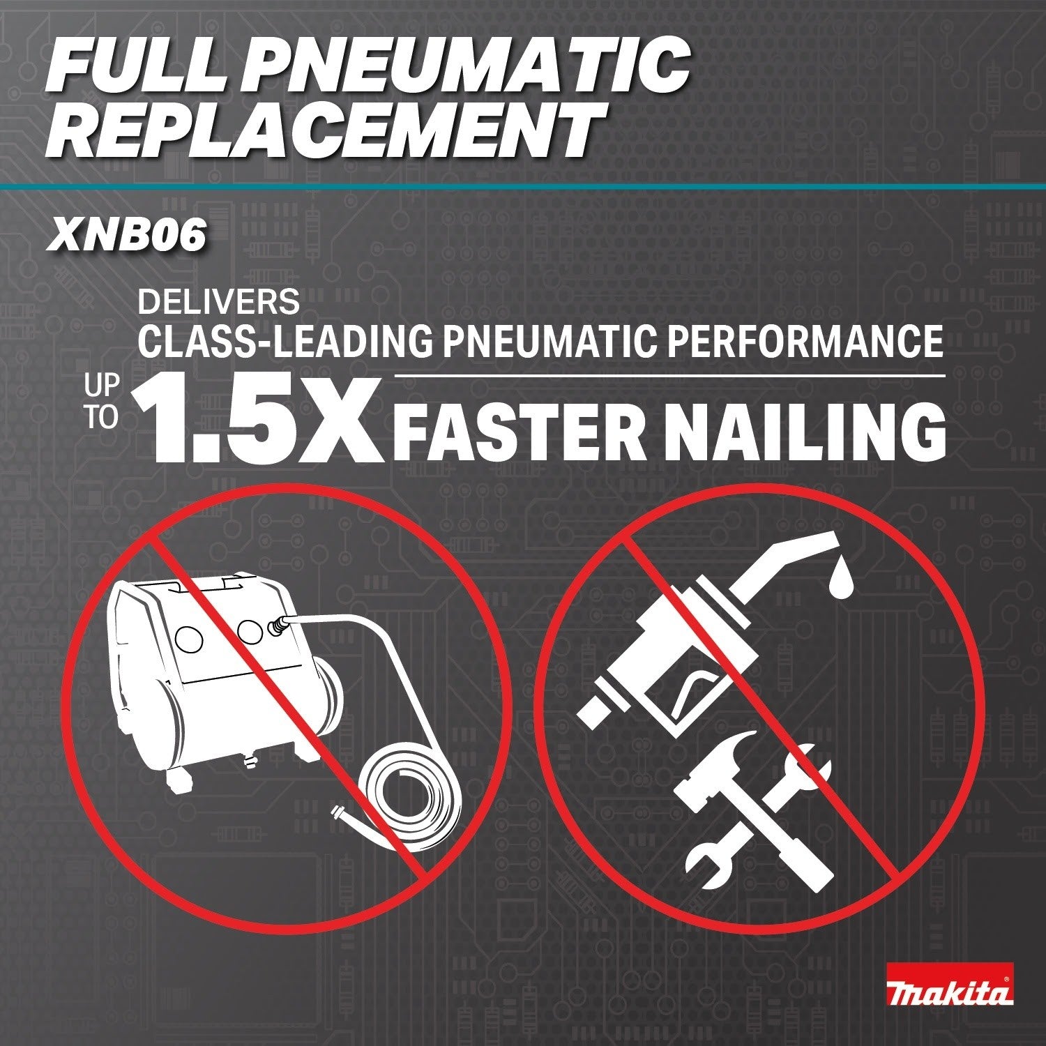 Makita XNB06Z 18V LXT Lithium-Ion Brushless Cordless 2-1/2” Angled Finish Nailer, 16 Gauge, Tool Only - 10