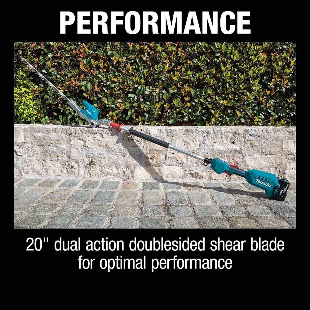 Makita XNU01T 18V LXT 20" Articulating Pole Hedge Trimmer Kit (5.0Ah) - 14