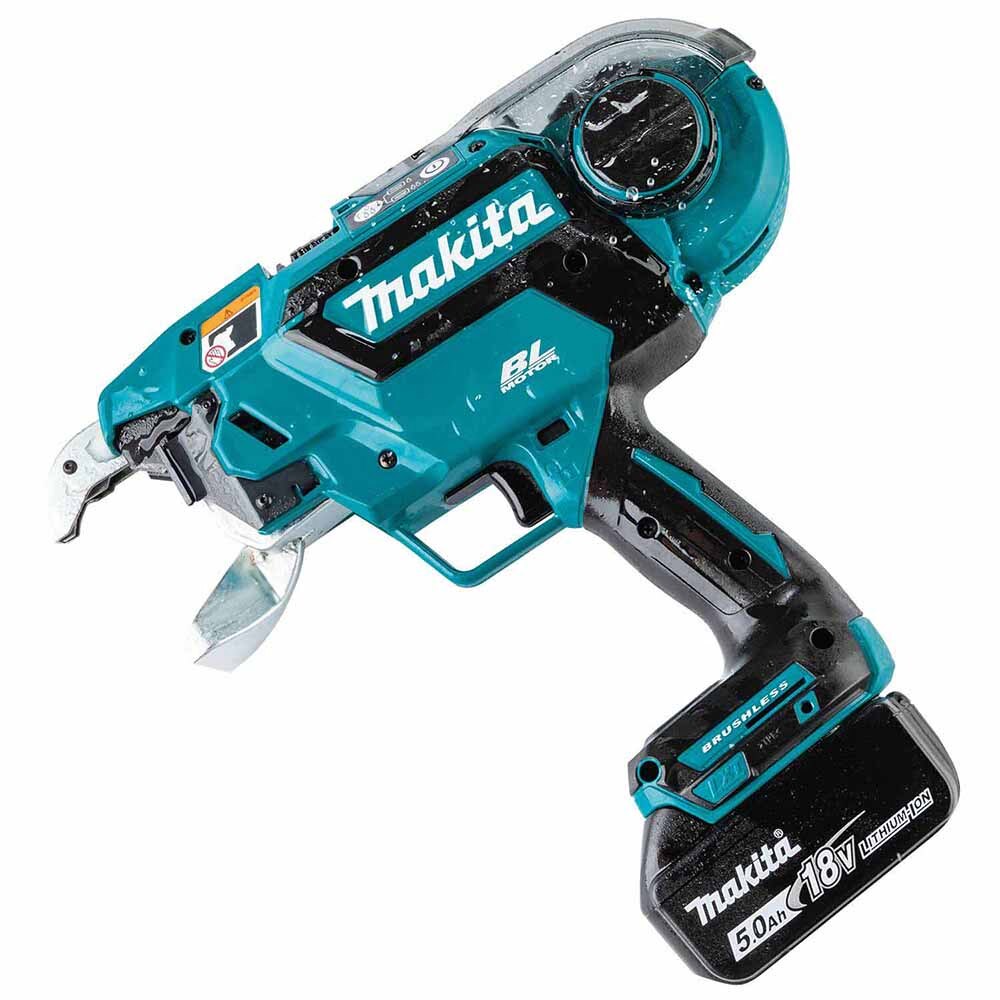 Makita XRT02TK 18V LXT Lithium-Ion Brushless Cordless Deep Capacity Rebar Tying Tool Kit (5.0Ah) - 5