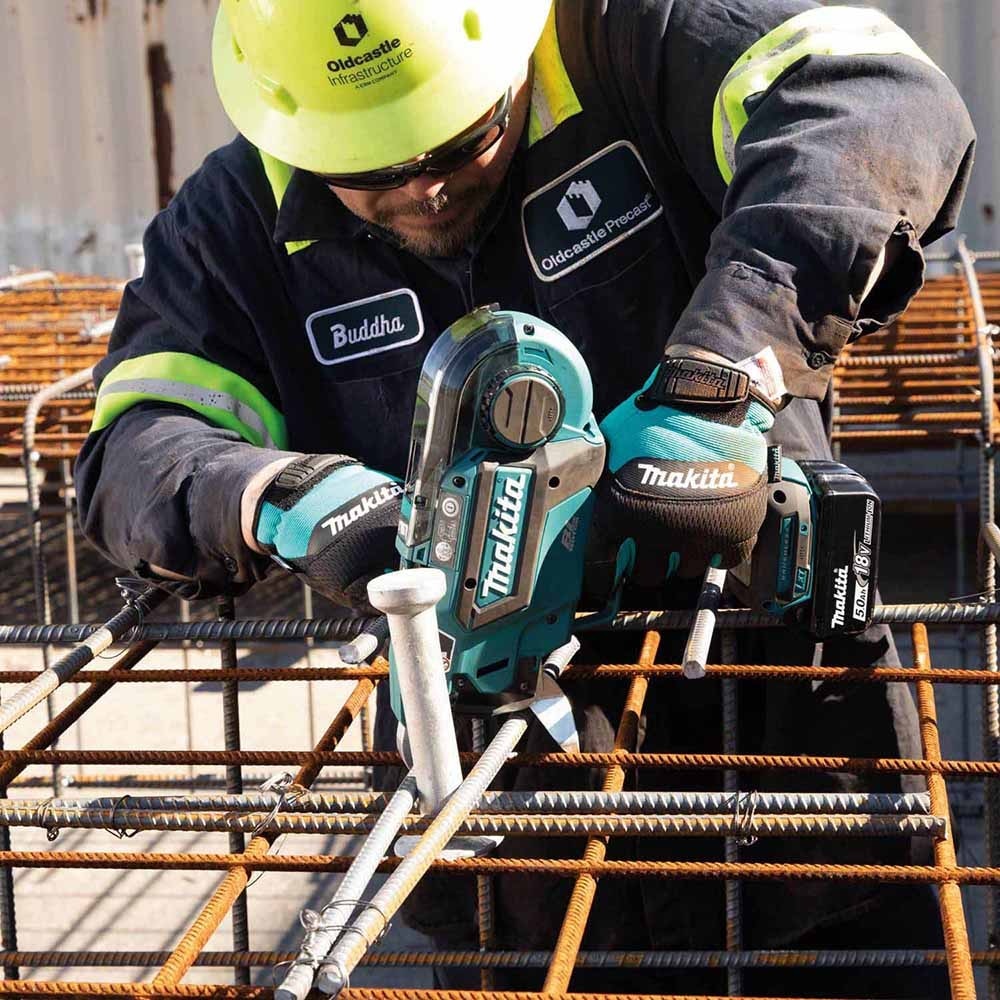 Makita XRT02TK 18V LXT Lithium-Ion Brushless Cordless Deep Capacity Rebar Tying Tool Kit (5.0Ah) - 18