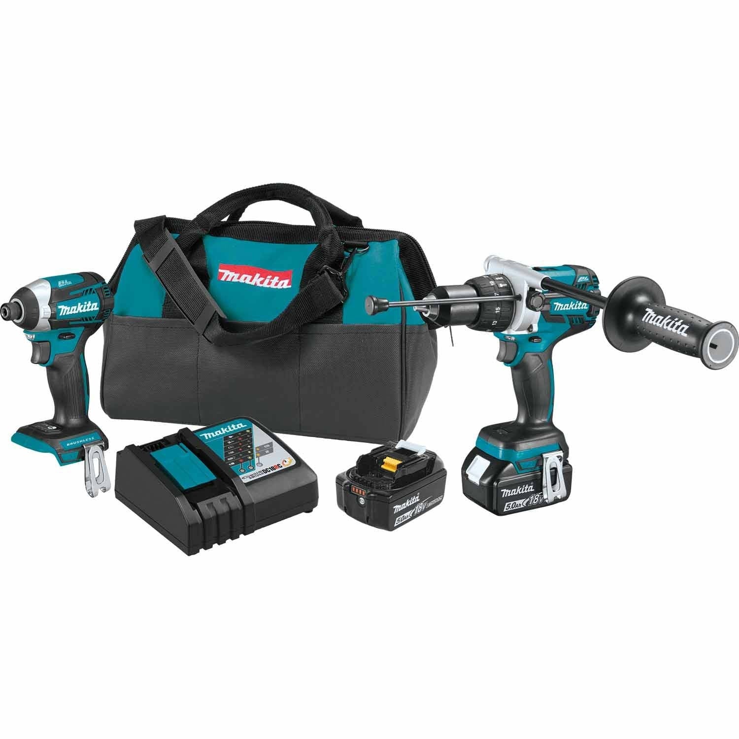 Makita XT268T 18V LXT Li-Ion Brushless Cordless 2-Piece Combo Kit