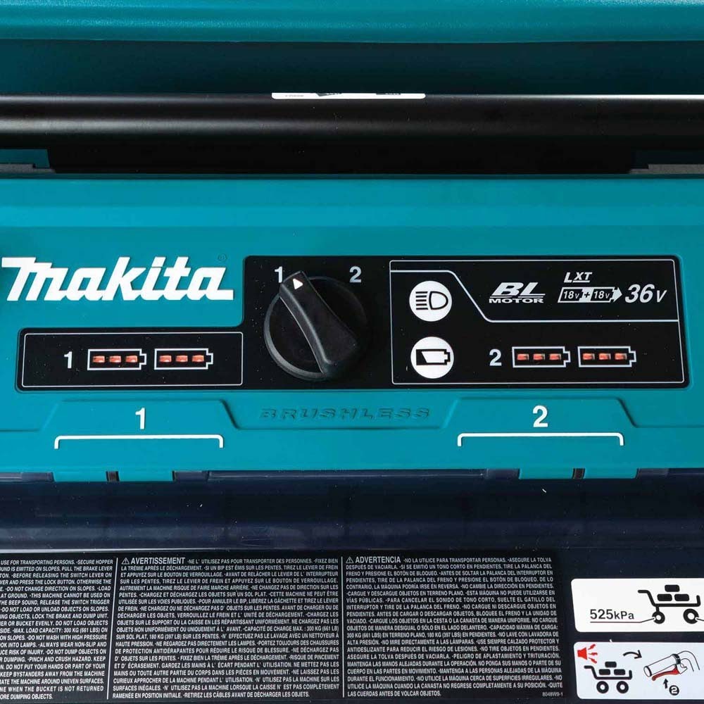 Makita XUC04Z 36V (18V X2) LXT Brushless Material Handling, Dump Bucket, Tool Only - 13