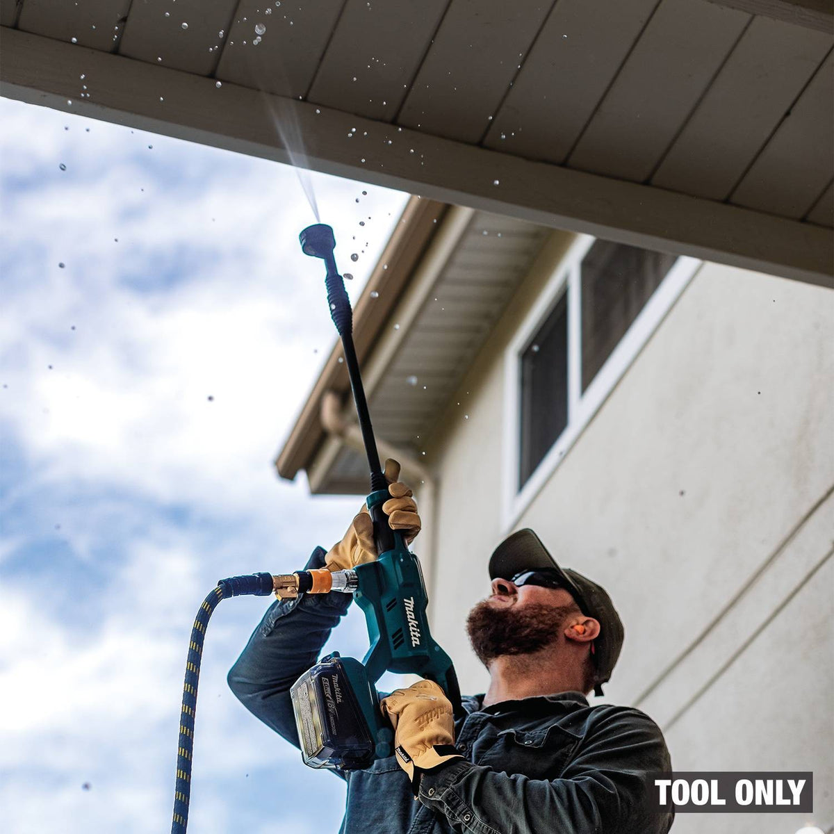 Makita XWH02Z 18V LXT Cordless 320 PSI 0.7 GPM Power Cleaner (Tool Only) - 14