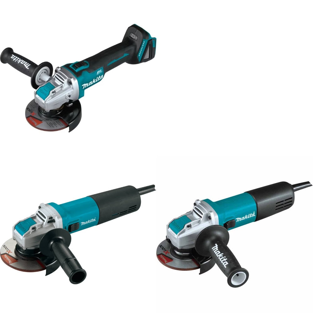 Makita XAG25Z Angle Grinder Kit W/ GA5080 Grinder and FREE GA4570