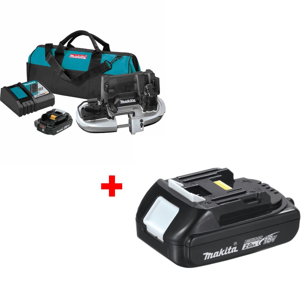 Makita XBP05R1B 18V LXT Band Saw Kit (2.0Ah) w/ FREE BL1820B 18V 2.0Ah Battery