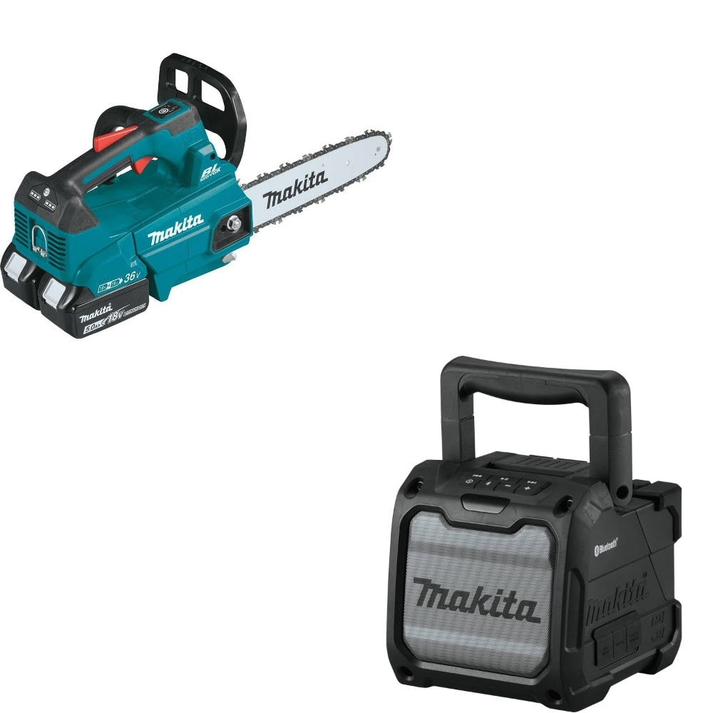 Makita XCU08PT Chain Saw Kit W/ FREE XRM08B Job Site Speaker