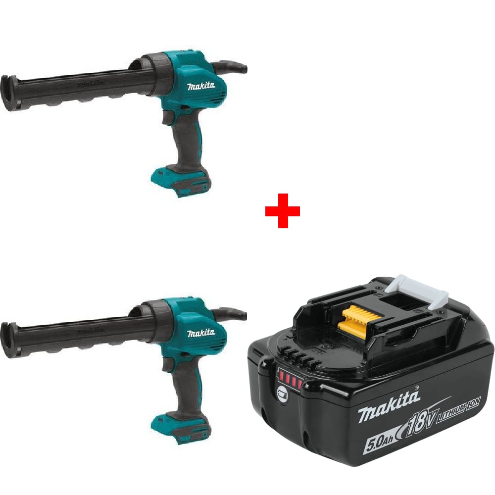 Makita XGC01Z 18V 10oz Caulk & Adhesive Gun Bare w/ FREE BL1850B 5.0Ah Battery