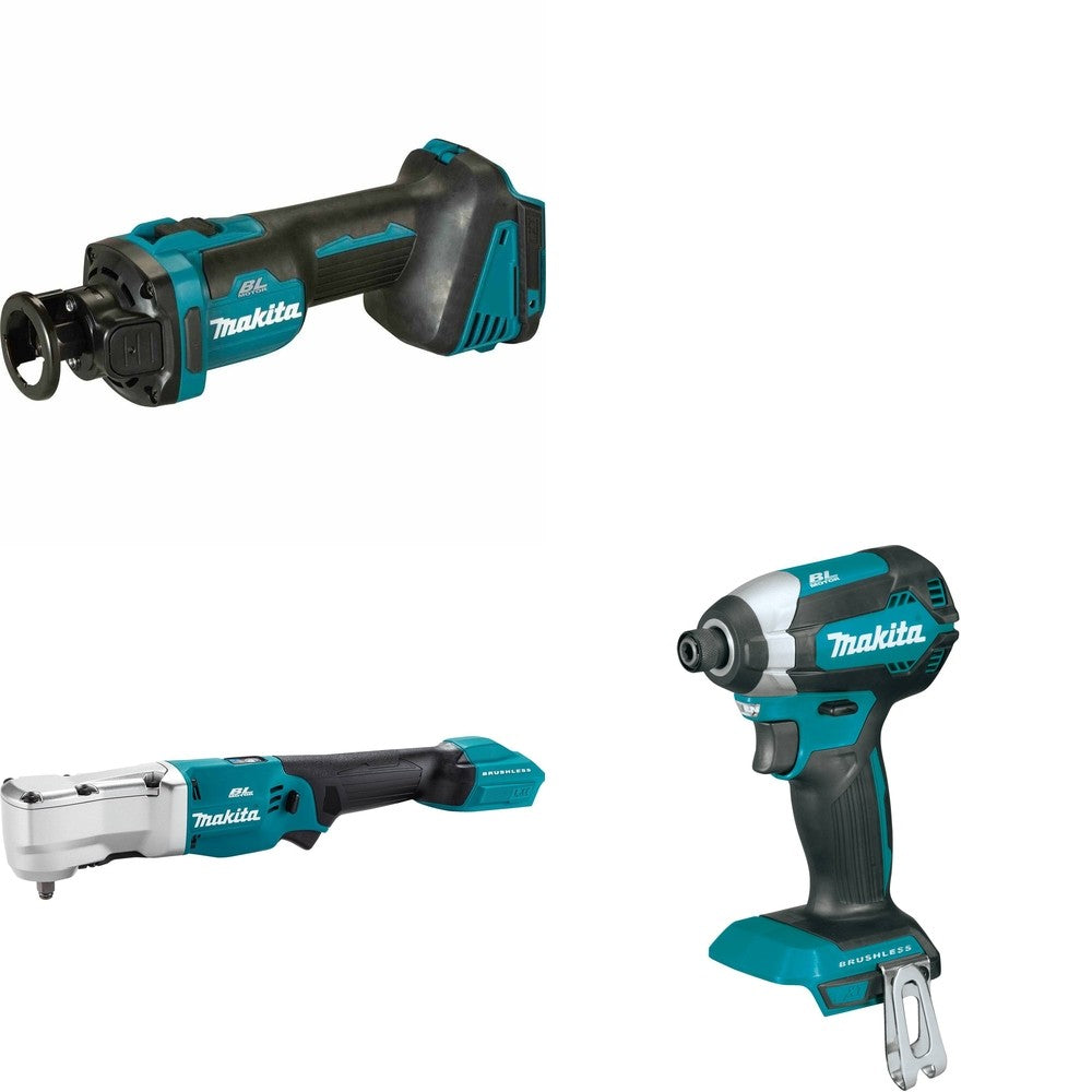 Makita XLT03Z Angle Impact Wrench W/ XOC02Z Cut-Out Tool and FREE XDT13Z Impact Driver