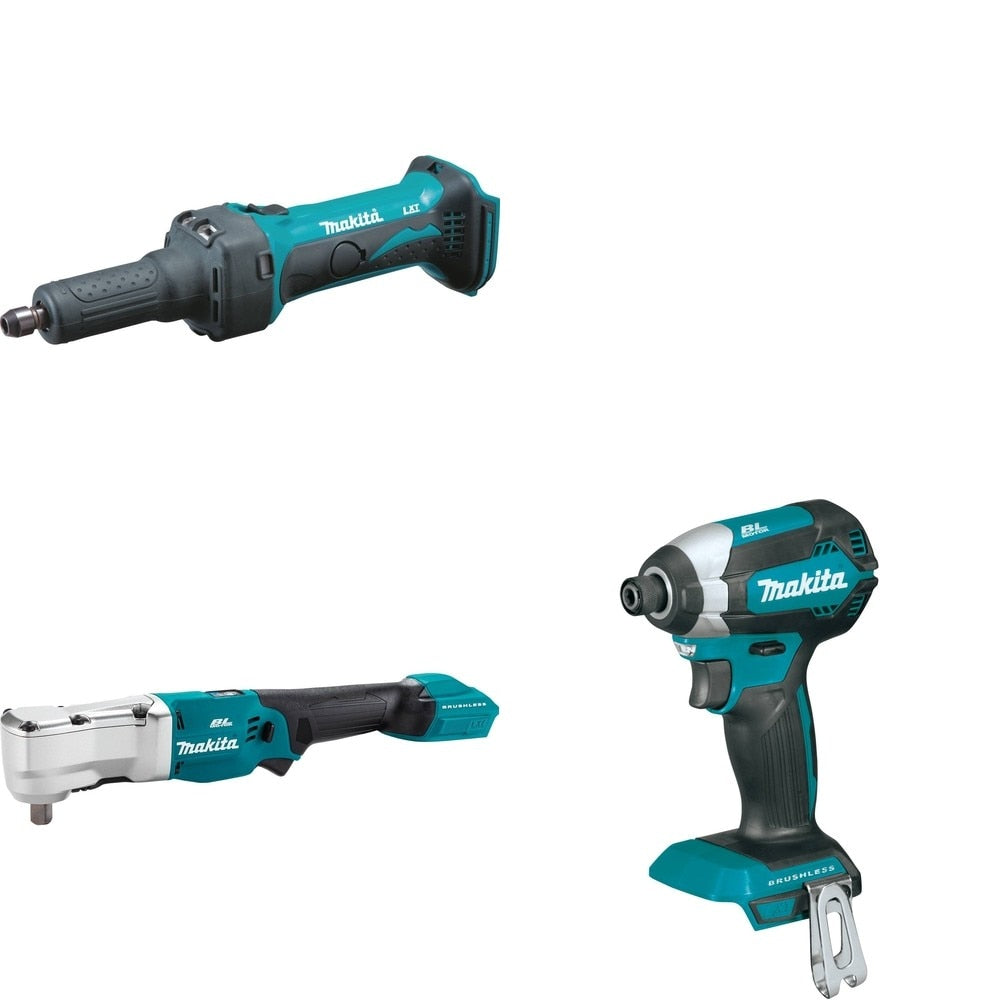 Makita XLT05Z Angle Impact Wrench W/ XDG01Z Die Grinder and FREE XDT13Z Impact Driver