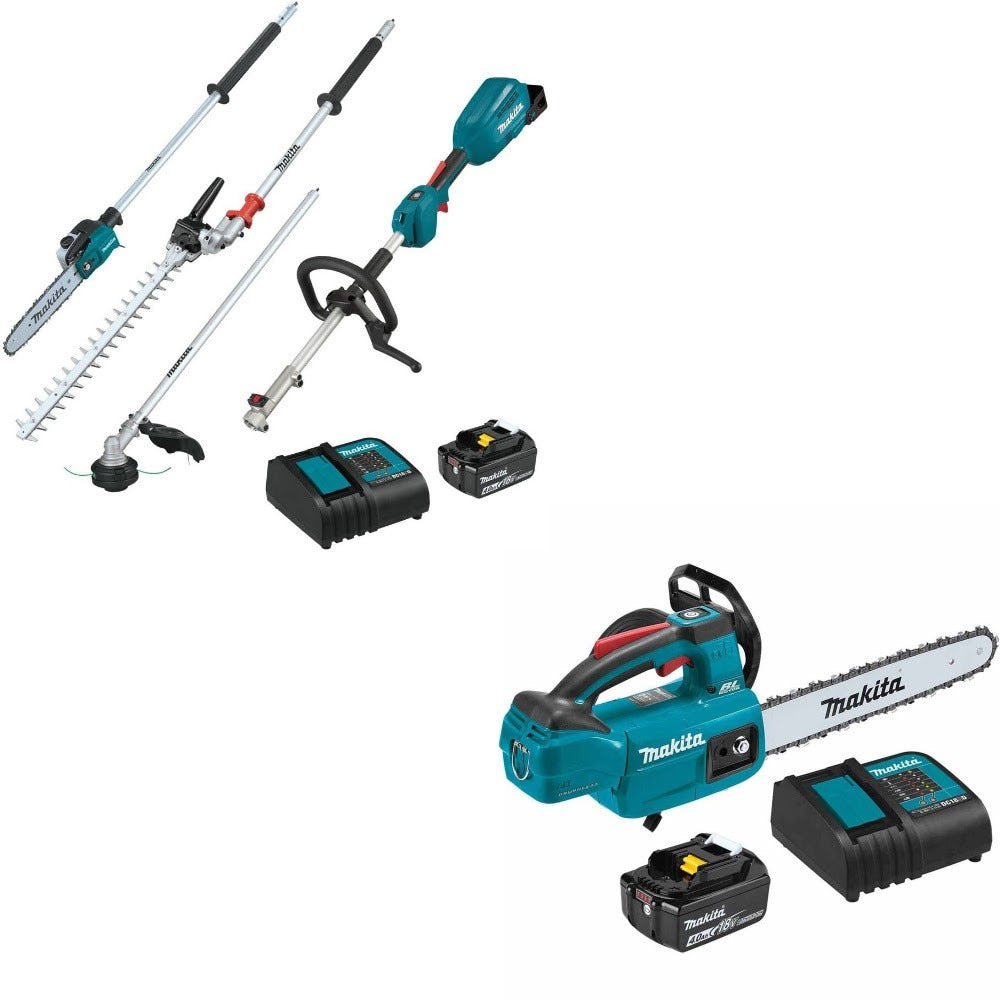 Makita XUX02SM1X5 Power Head Kit W/ FREE XCU10SM1 Top Handle Saw