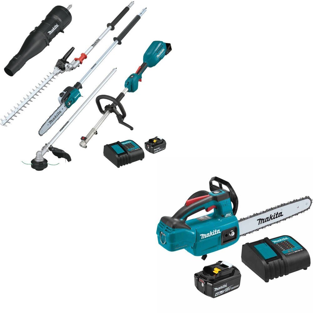 Makita XUX02SM1X6 Power Head Kit W/ FREE XCU10SM1 Chain Saw Kit