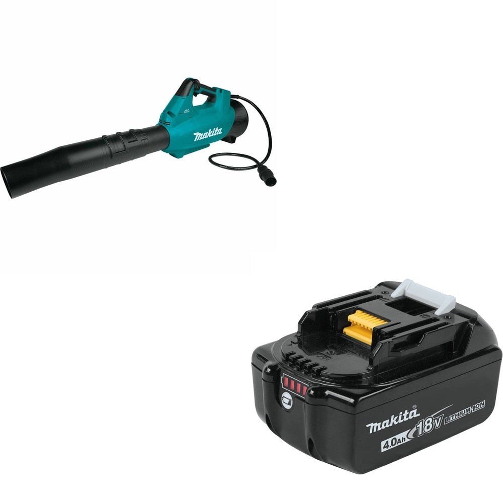 Makita CBU01Z 36V Brushless Blower, Connector Cable, Tool Only W/ BL1840B 4.0Ah Battery