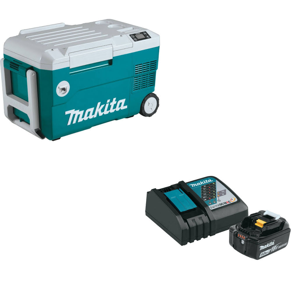 Makita DCW180Z 18V X2 Cooler/Warmer Box W/ FREE BL1850BDC1 18V Starter Pack