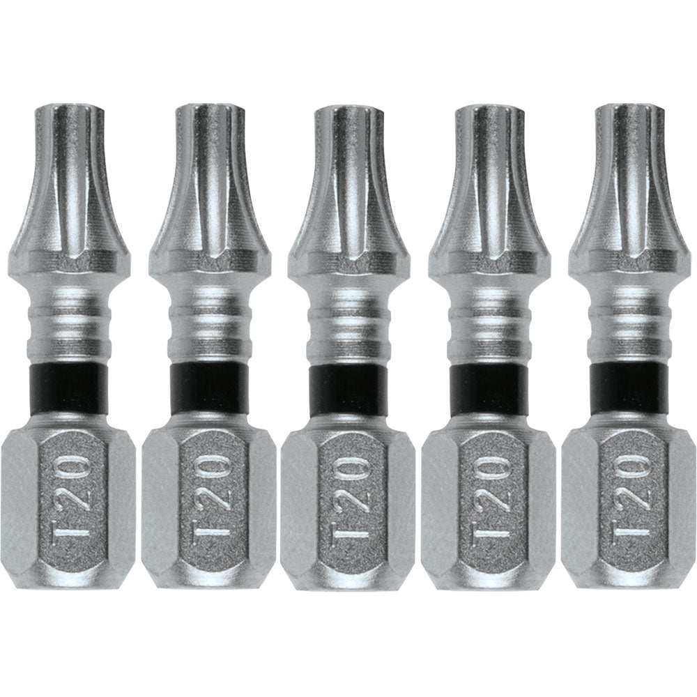 Makita E-00620 Impact XPS T20 Torx 1" Insert Bit, 5 Pack