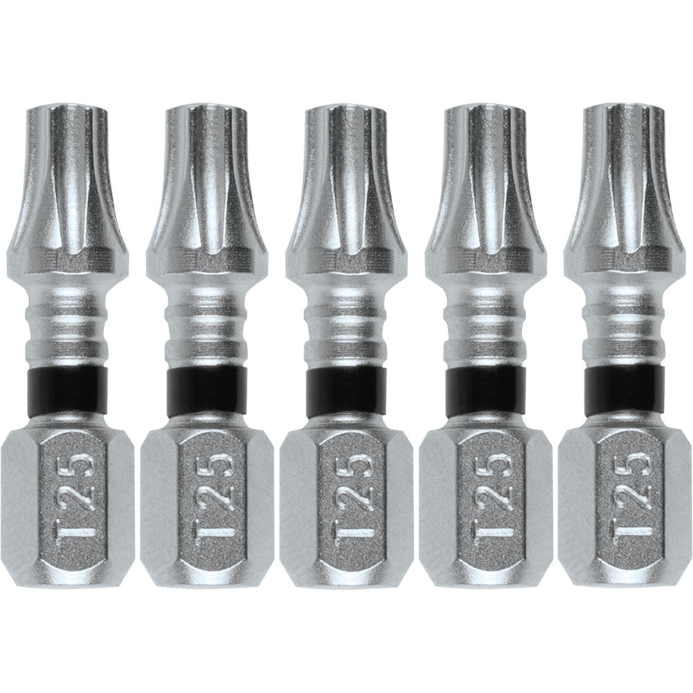 Makita E-00636 Impact XPS T25 Torx 1" Insert Bit, 5 Pack