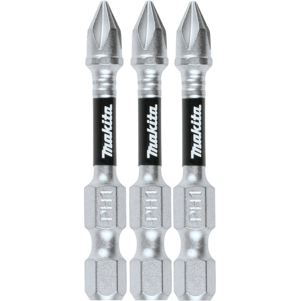 Makita E-00767 Impact XPS #1 Phillips 2" Power Bit, 3 Pack