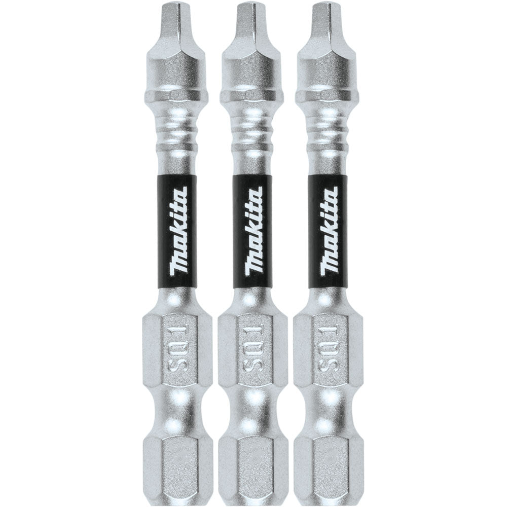 Makita E-00795 Impact XPS #1 Square 2" Power Bit, 3 Pack