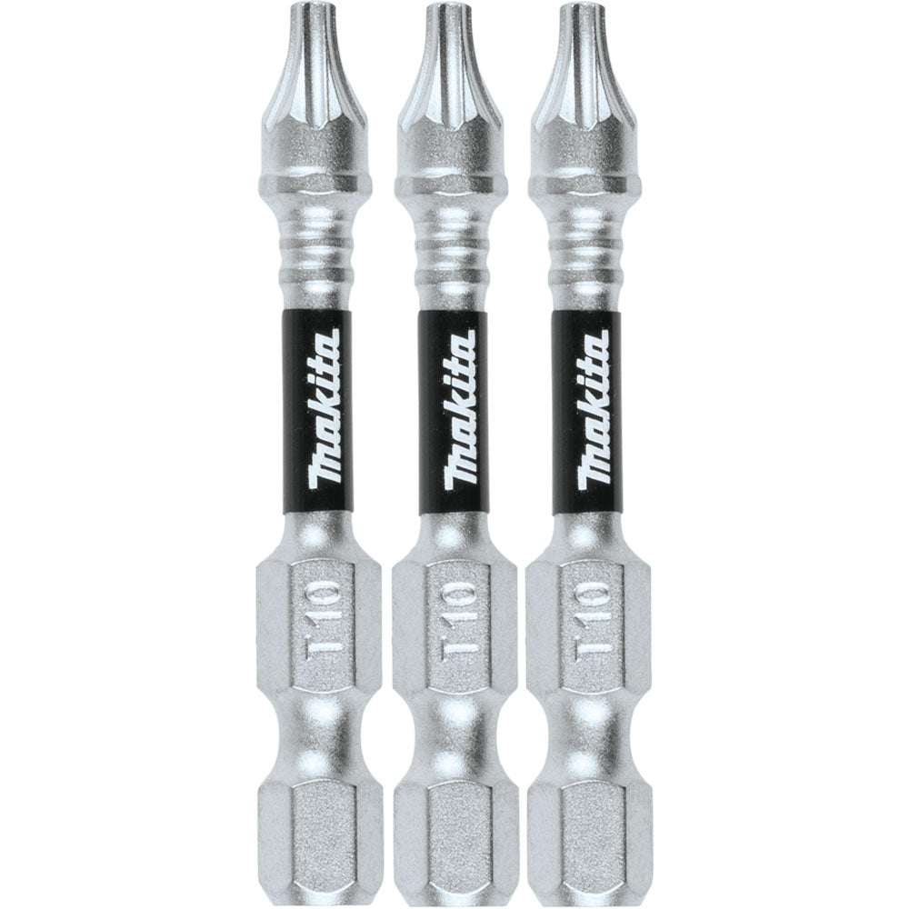 Makita E-00826 Impact XPS T10 Torx 2" Power Bit, 3 Pack