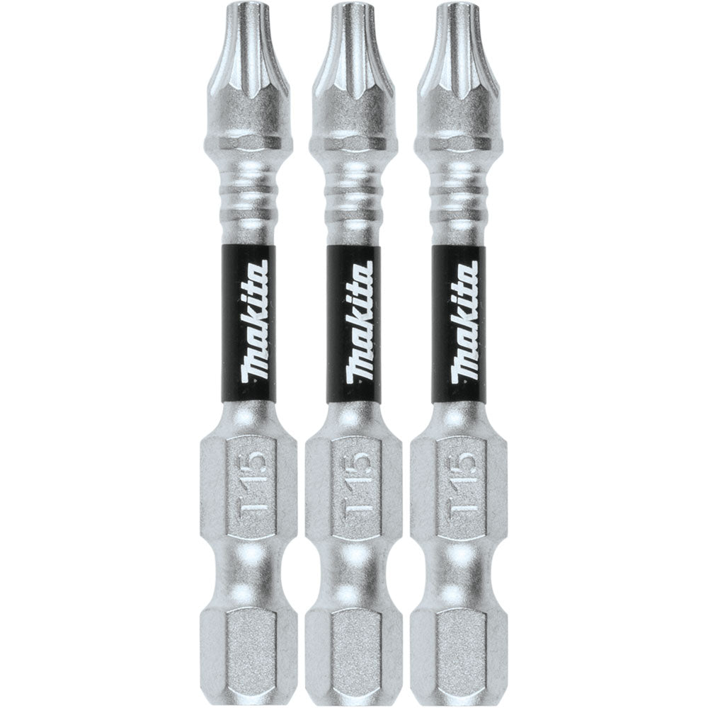 Makita E-00832 Impact XPS T15 Torx 2" Power Bit, 3 Pack