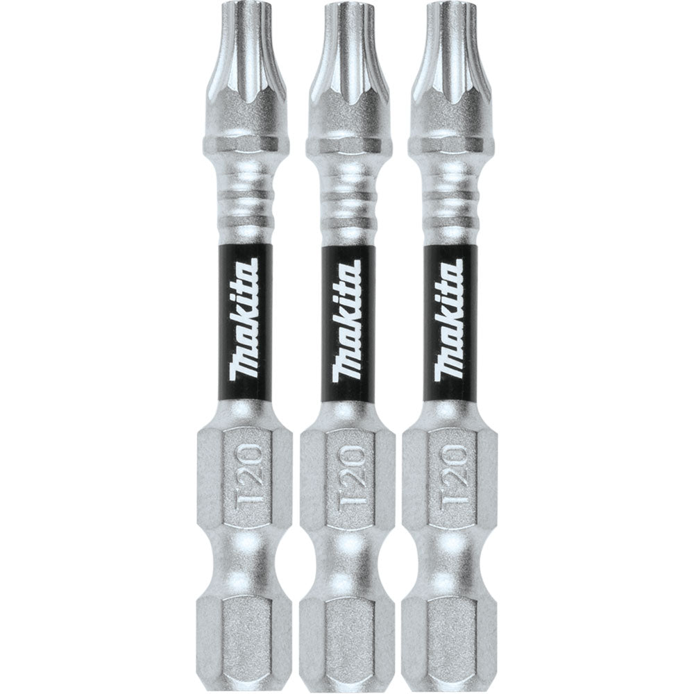 Makita E-00848 Impact XPS T20 Torx 2" Power Bit, 3 Pack