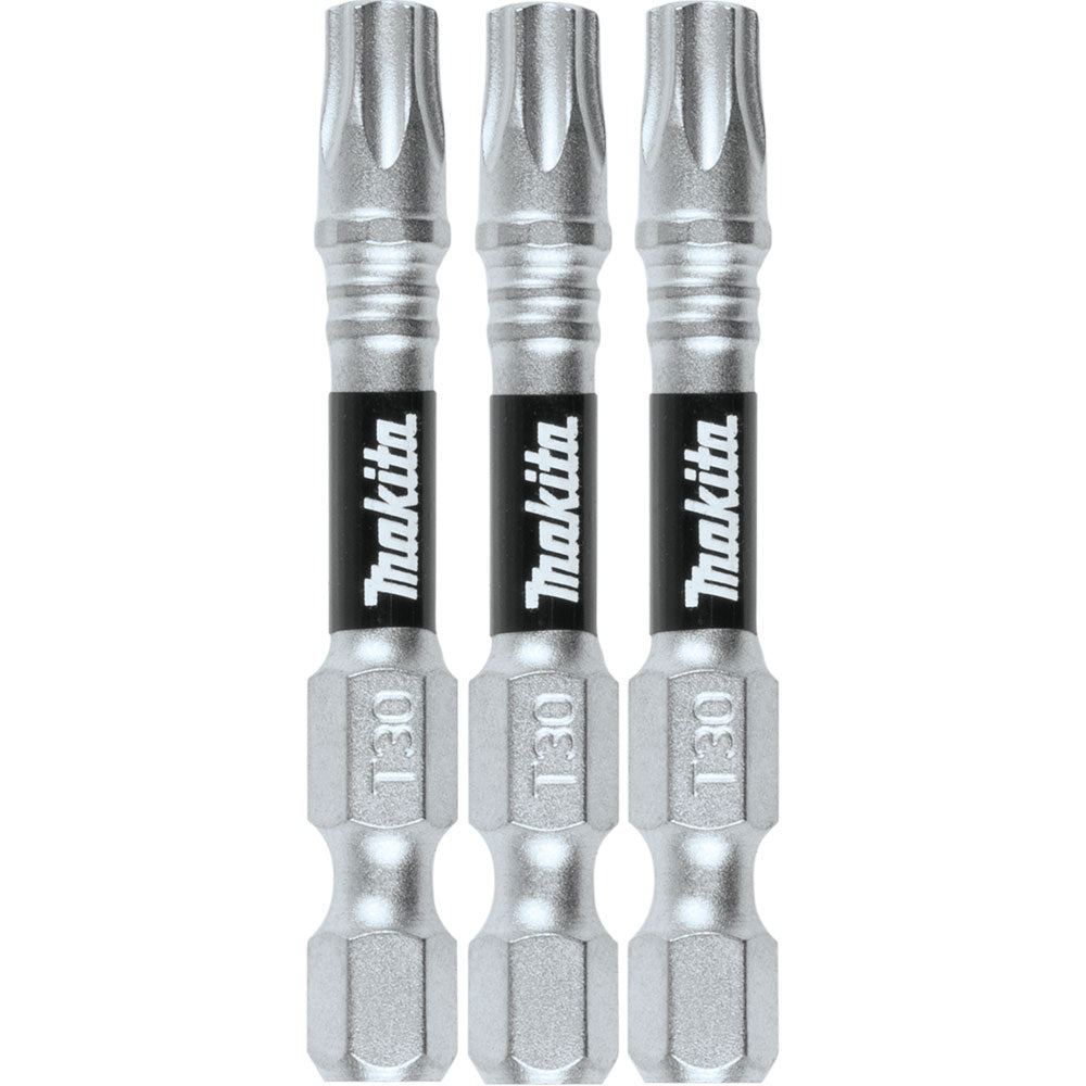 Makita E-00876 Impact XPS T30 Torx 2" Power Bit, 3 Pack